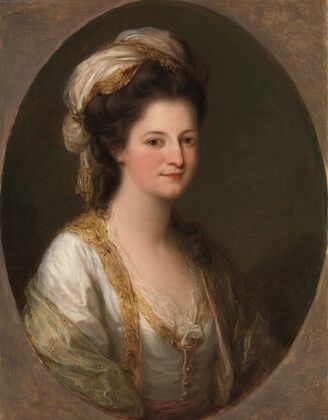 Portrait of a woman, traditionally identified as Lady Hervey