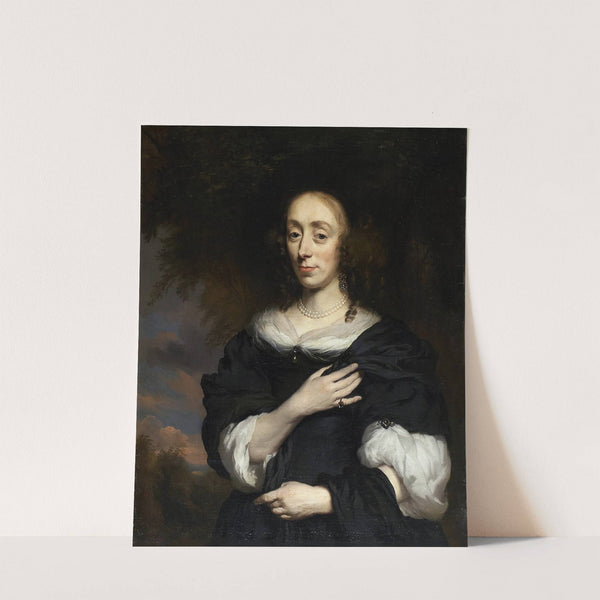 Portrait of a Woman Wearing a Black Dress by Nicolaes Maes