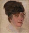 Portrait of a woman with a black collar (1915)