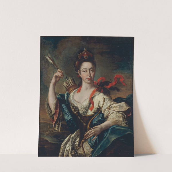 Portrait of a Woman with Attributes of Diana by Pere Crusells