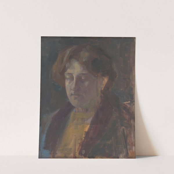 Portrait of a Woman with Half-Closed Eyes by Eduard Putra