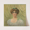 Portrait of a woman with ribbons in hair (1906) by Campbell, Metzger & Jacobson