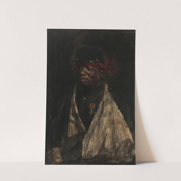 Portrait of a Wounded KNIL Soldier by Isaac Israëls