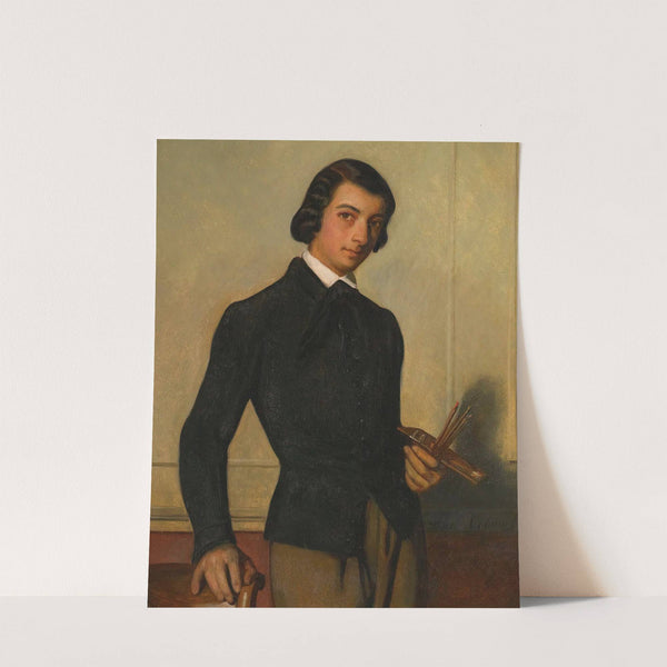 Portrait Of A Young Artist (1842) by Alexandre Cabanel