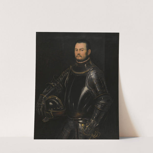 Portrait Of A Young Bearded Man by Jacopo Tintoretto