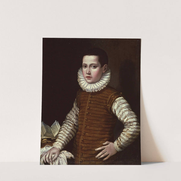 Portrait Of A Young Boy by Gervasio Gatti