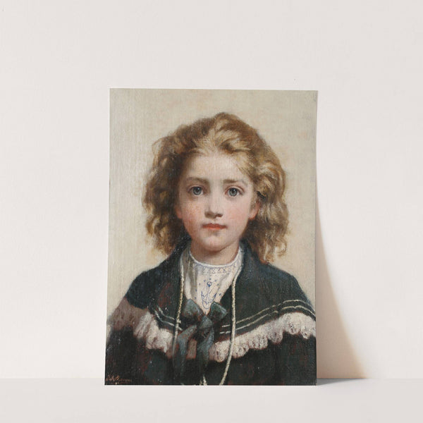 Portrait of a young boy in a sailor suit by James Jebusa Shannon