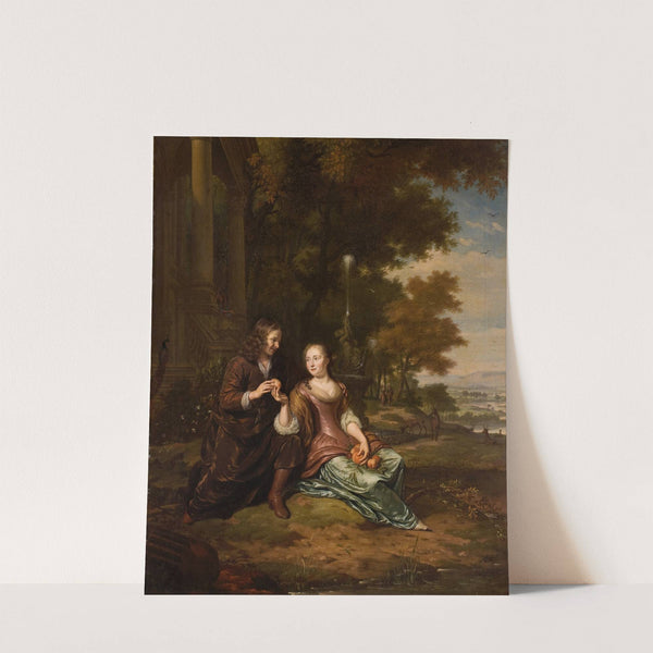 Portrait of a Young Couple by Michiel Van Musscher