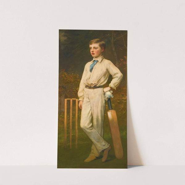 Portrait Of A Young Cricketer by James Sant