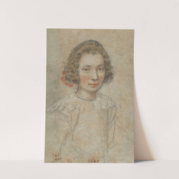 Portrait of a young girl by Ippolito Leoni