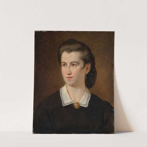 Portrait of a young girl by Hans Canon