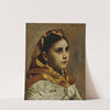 Portrait Of A Young Girl by Edwin Harris