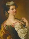 Portrait Of A Young Girl As A Shepherdess