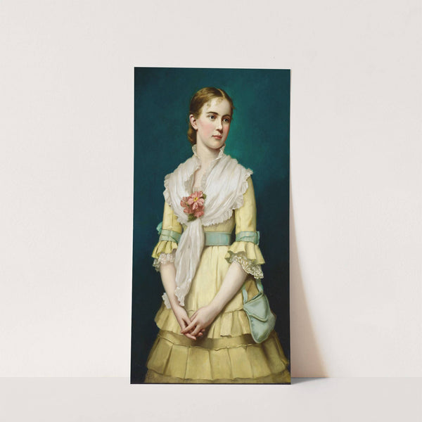 Portrait of a Young Girl by George Chickering Munzig