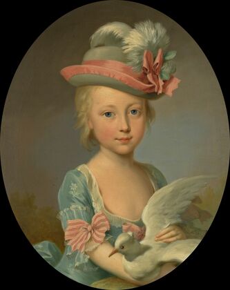 Portrait of a Young Girl, Said To Be Helene Amelie Madeline Molz (1773-1777)