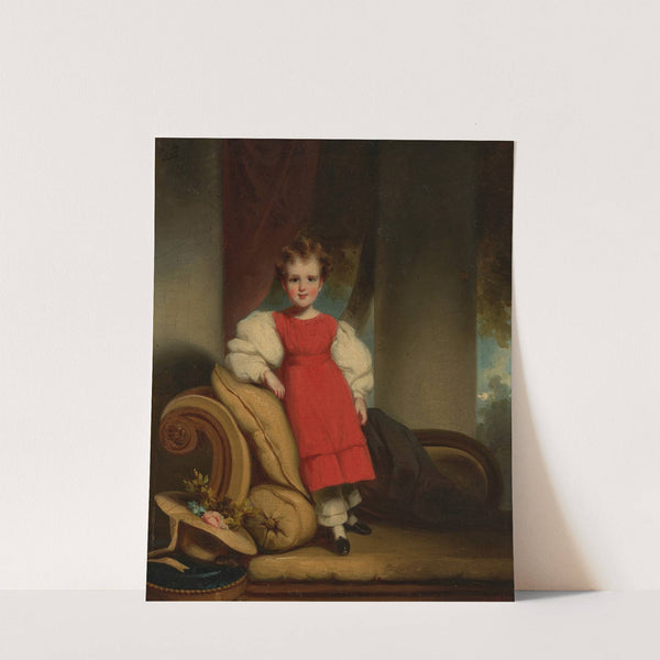 Portrait of a young girl, traditionally identified as 'Miss Marchbanks of Bushey' by George Chinnery