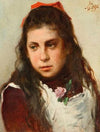 Portrait of a Young Girl with a Red Bow,