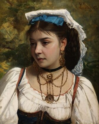 Portrait of a Young Italian Woman