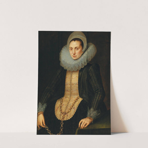 Portrait Of A Young Lady by Circle of Jan Anthonisz. van Ravesteyn