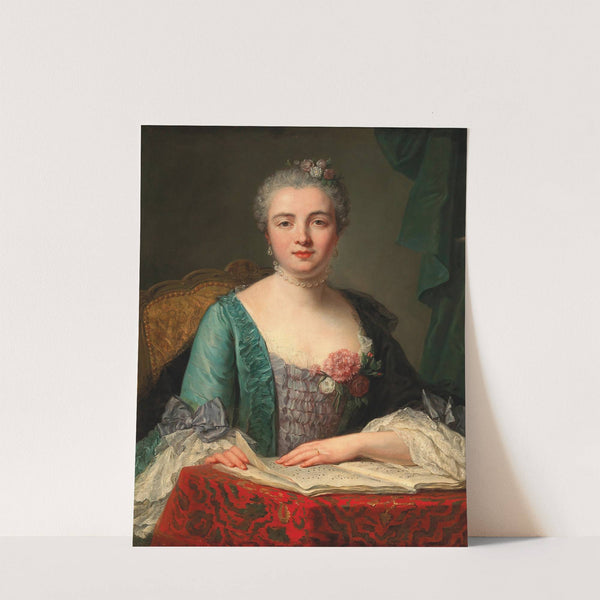 Portrait Of A Young Lady by Guillaume Voiriot
