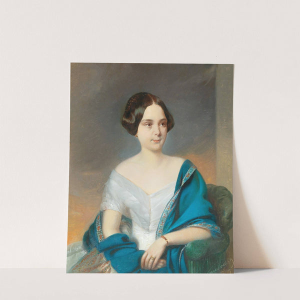 Portrait of a Young Lady by Eduard Swoboda