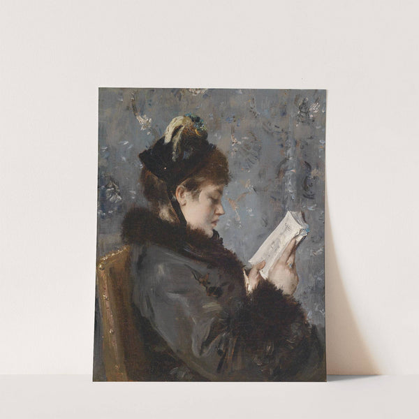 Portrait of a young lady by Alfred Stevens