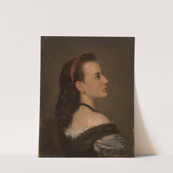 Portrait of a Young Lady by Aleksander Kotsis