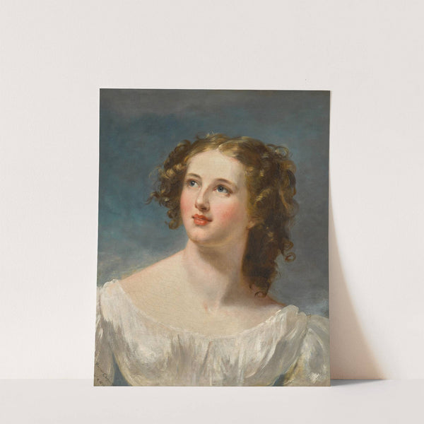 Portrait of a young lady by Margaret Sarah Carpenter