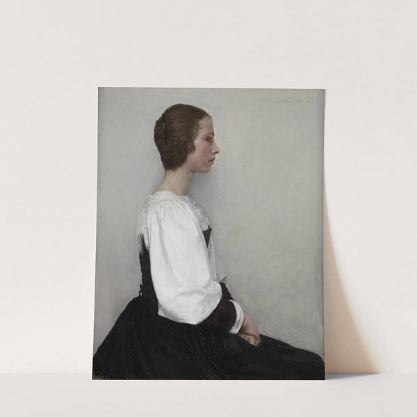 Portrait Of A Young Lady (1903) by Charles Frederick Ulrich