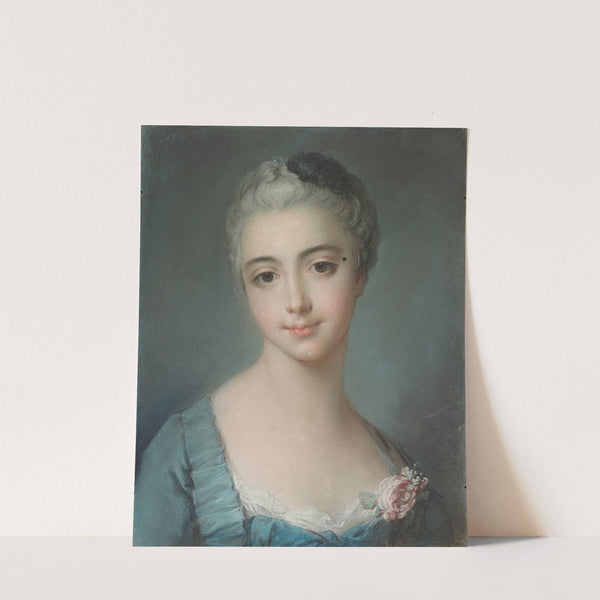 Portrait Of A Young Lady by Follower Of François Boucher