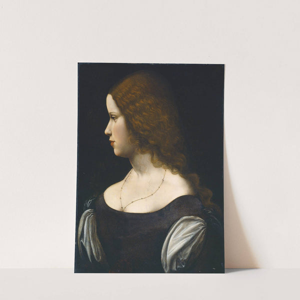 Portrait of a Young Lady (c. 1500) by Follower of Leonardo da Vinci