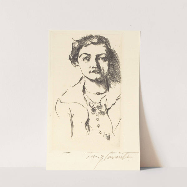 Portrait of a Young Lady (Anneliese Halbe) (1918) by Lovis Corinth