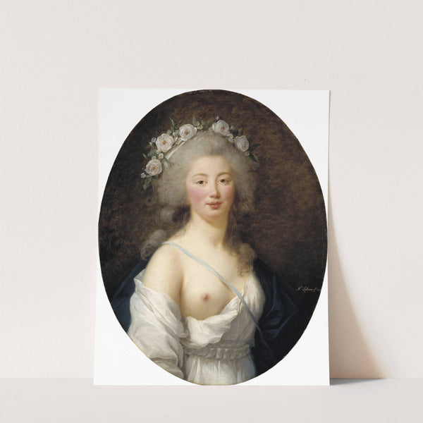 Portrait of a Young Lady as Flora (1811) by Elisabeth Louise Vigée Le Brun