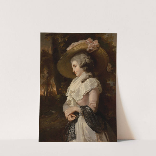 Portrait of a young lady in pink by John Raphael Smith