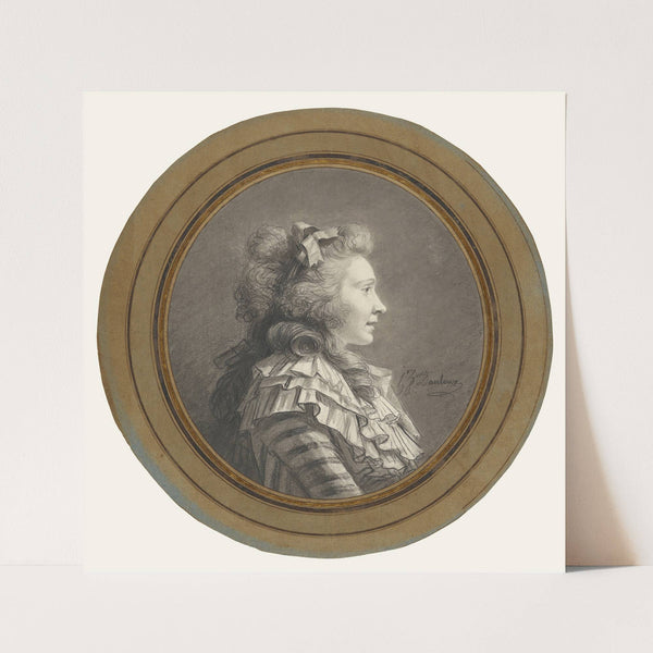 Portrait of a Young Lady in Profile (1783–1785) by Henri-Pierre Danloux