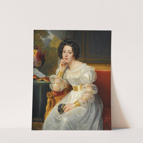 Portrait Of A Young Lady (1830) by Louis Hersent