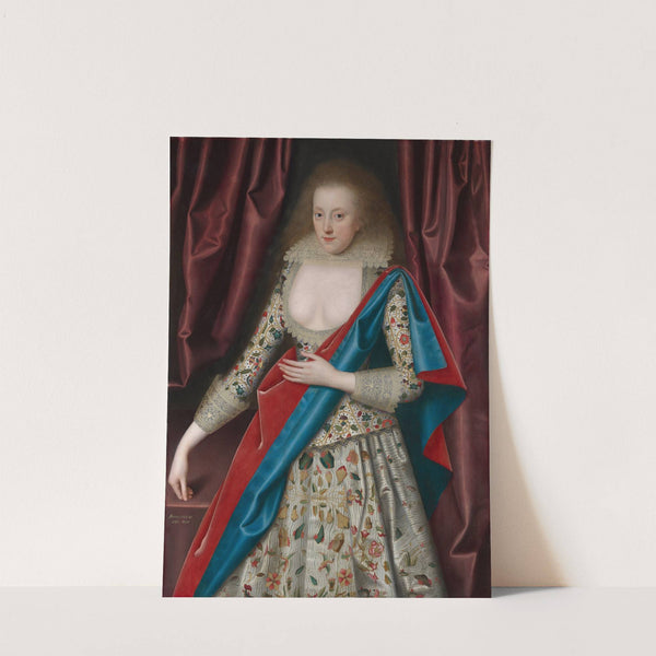 Portrait of a Young Lady, possibly Jane, Lady Thornhaugh (1617) by William Larkin