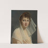 Portrait Of A Young Lady Wearing A Veil (circa 1800) by French School