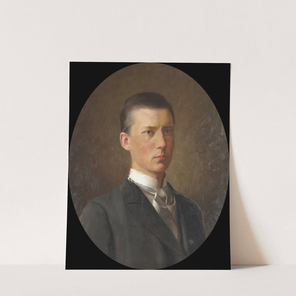 Portrait of a young man by Emil Österman