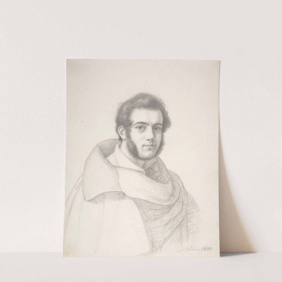 Portrait of a Young Man (1834) by Adolf Senff