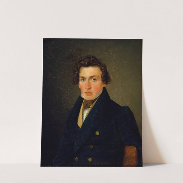 Portrait of a young man. by Wilhelm Bendz