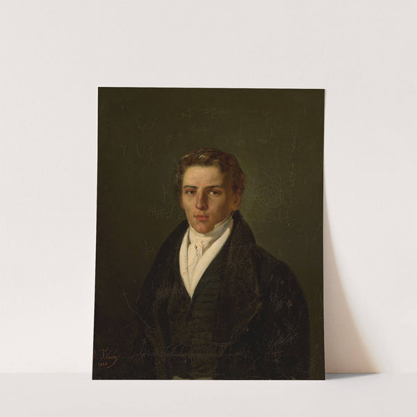 Portrait of a young man by Joseph Nicolas Robert-Fleury