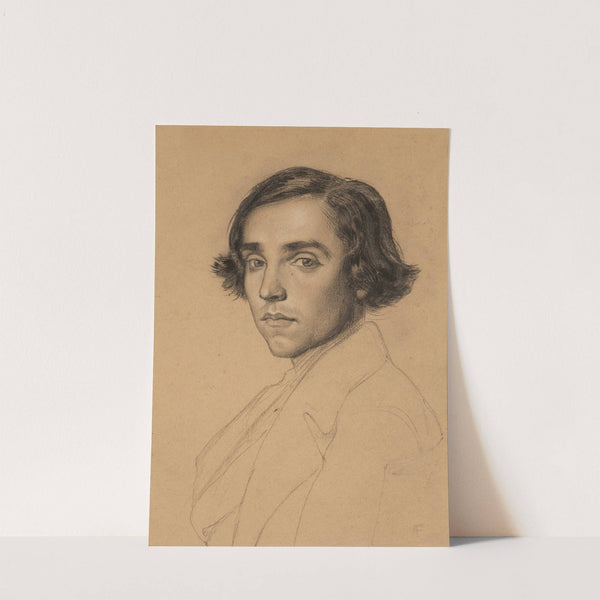 Portrait of a young man by Anselm Feuerbach