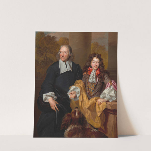 Portrait of a Young Man and His Tutor (1685) by Nicolas de Largillière