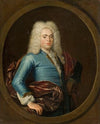 Portrait of a young man in a wig