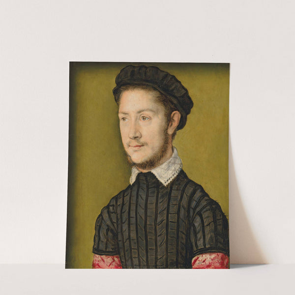Portrait Of A Young Man, Probably An Officer Royal by Corneille de Lyon