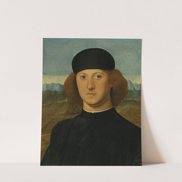 Portrait Of A Young Man, thought To Be alvise De Franceschi by Marco Basaiti