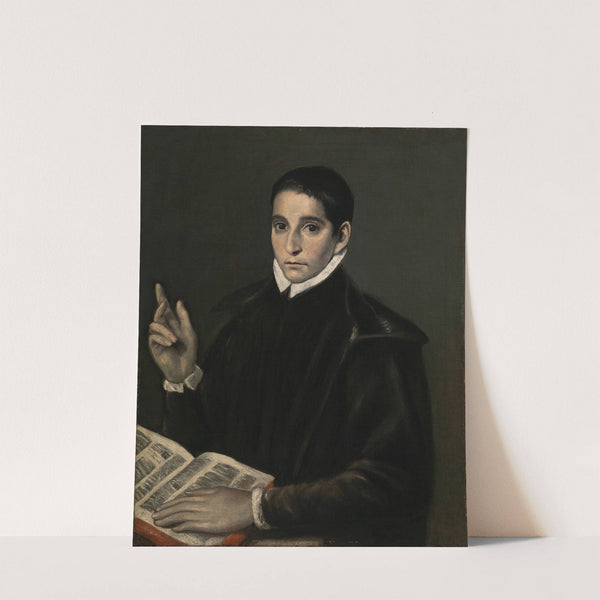 Portrait of a young man, traditionally identified as Saint Aloysius (Luigi) Gonzaga (1568-1591) by El Greco (Domenikos Theotokopoulos)