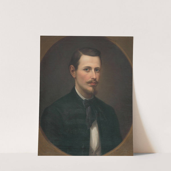 Portrait of a young man with a beard by Teodor Boemm