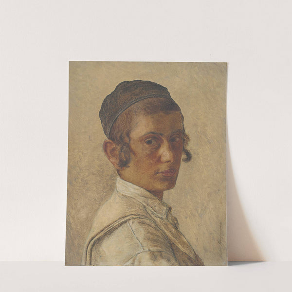 Portrait of a Young Orthodox Boy by Isidor Kaufmann
